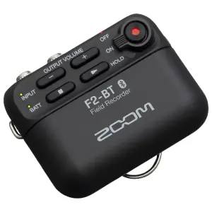 Zoom F2-BT Bluetooth Destekli Ultra Kompakt Yaka Mikrofonlu Taşınabilir Ses Kayıt Cihazı - 2