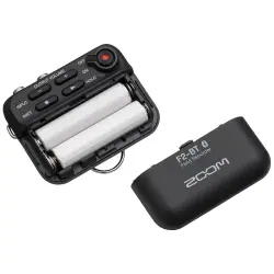 Zoom F2-BT Bluetooth Destekli Ultra Kompakt Yaka Mikrofonlu Taşınabilir Ses Kayıt Cihazı - 7