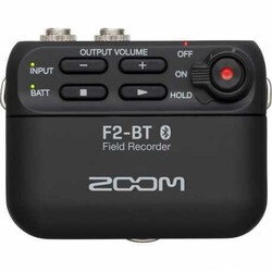 Zoom F2-BT Bluetooth Yaka Mikrofonu ve Ses Kayıt Cihazı (Siyah) - Zoom