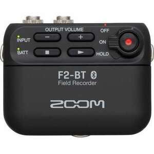 Zoom F2-BT Bluetooth Yaka Mikrofonu ve Ses Kayıt Cihazı (Siyah) - 1