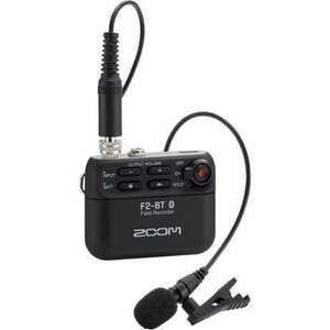 Zoom F2-BT Bluetooth Yaka Mikrofonu ve Ses Kayıt Cihazı (Siyah) - 5