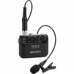 Zoom F2-BT Bluetooth Yaka Mikrofonu ve Ses Kayıt Cihazı (Siyah) - Thumbnail