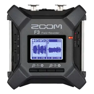 Zoom F3 Profesyonel 2 Kanallı Taşınabilir Alan Kayıt Cihazı - 1