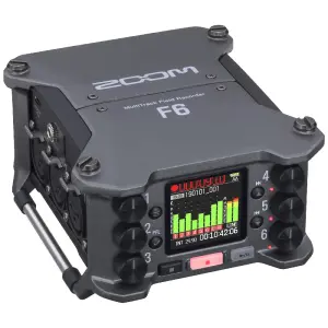 Zoom F6 Profesyonel 6 Girişli 14 Kanallı Taşınabilir Ses Kayıt Cihazı - 1