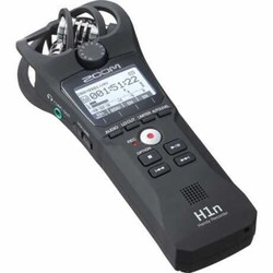 Zoom H1n 2-Input / 2-Track Portable Handy Recorder with Onboard X/Y Microphone (Black) - 2