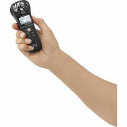 Zoom H1n 2-Input / 2-Track Portable Handy Recorder with Onboard X/Y Microphone (Black) - 6