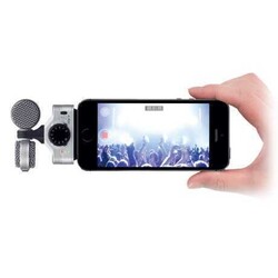 Zoom IQ7 Stereo Kayıt Mikrofonu iPhone/iPad/iPod Touch Uyumlu - Thumbnail