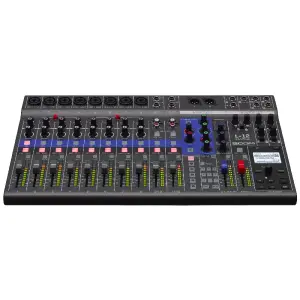 Zoom LiveTrak L-12 - 12 Kanallı Dijital Mikser ve Çok Kanallı Kayıt Cihazı - 2