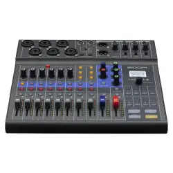 Zoom LiveTrak L-8 Portable 8-Channel Digital Mixer and Multitrack Recorder - 1
