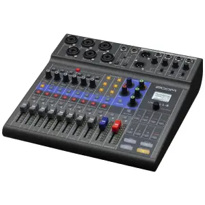 Zoom LiveTrak L-8 Portable 8-Channel Digital Mixer and Multitrack Recorder - 3