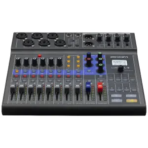 Zoom LiveTrak L-8 Portable 8-Channel Digital Mixer and Multitrack Recorder - 5