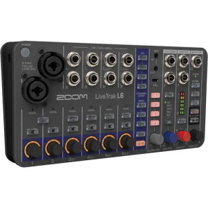 Zoom LiveTrak L6 10-Kanal Compact Dijital Mikser - Zoom