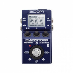 Zoom MS100BT MultiStomp Guitar Pedal with Bluetooth - 1