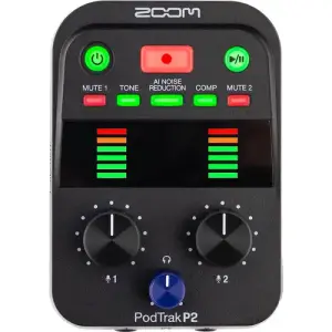 Zoom P2 PodTrak Podcast Recorder - 2