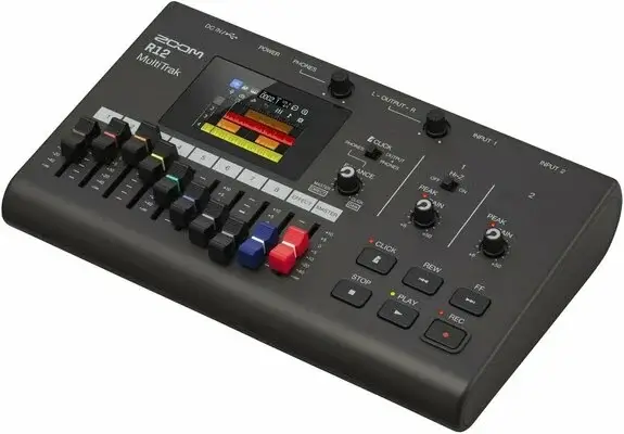 Zoom R12 MultiTrak Portable Recorder and Control Surface - 4